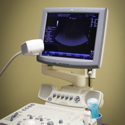 Sonogram machine not being used